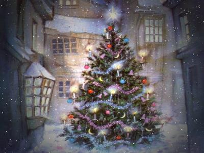 Old tyme Christmas tree